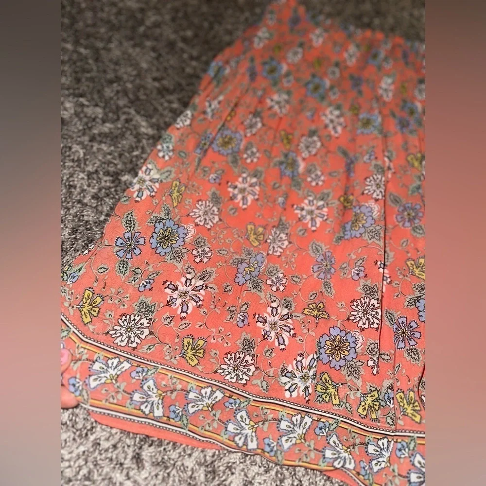 MAX STUDIO Women’s Floral Midi Fun Ditsy Skirt Size Small